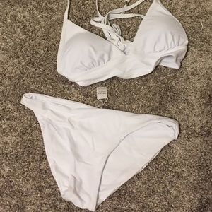White string bikini